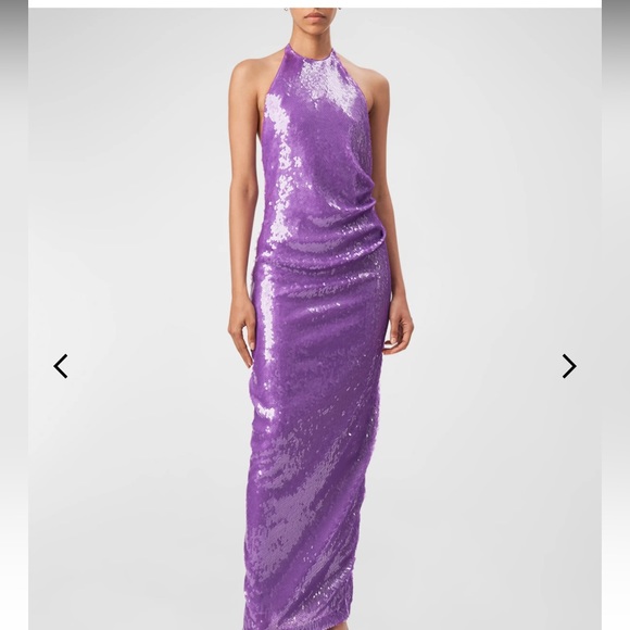 Ronny Kobo
Halo Sequined Open-Back Halter Gown size S - Picture 2 of 7